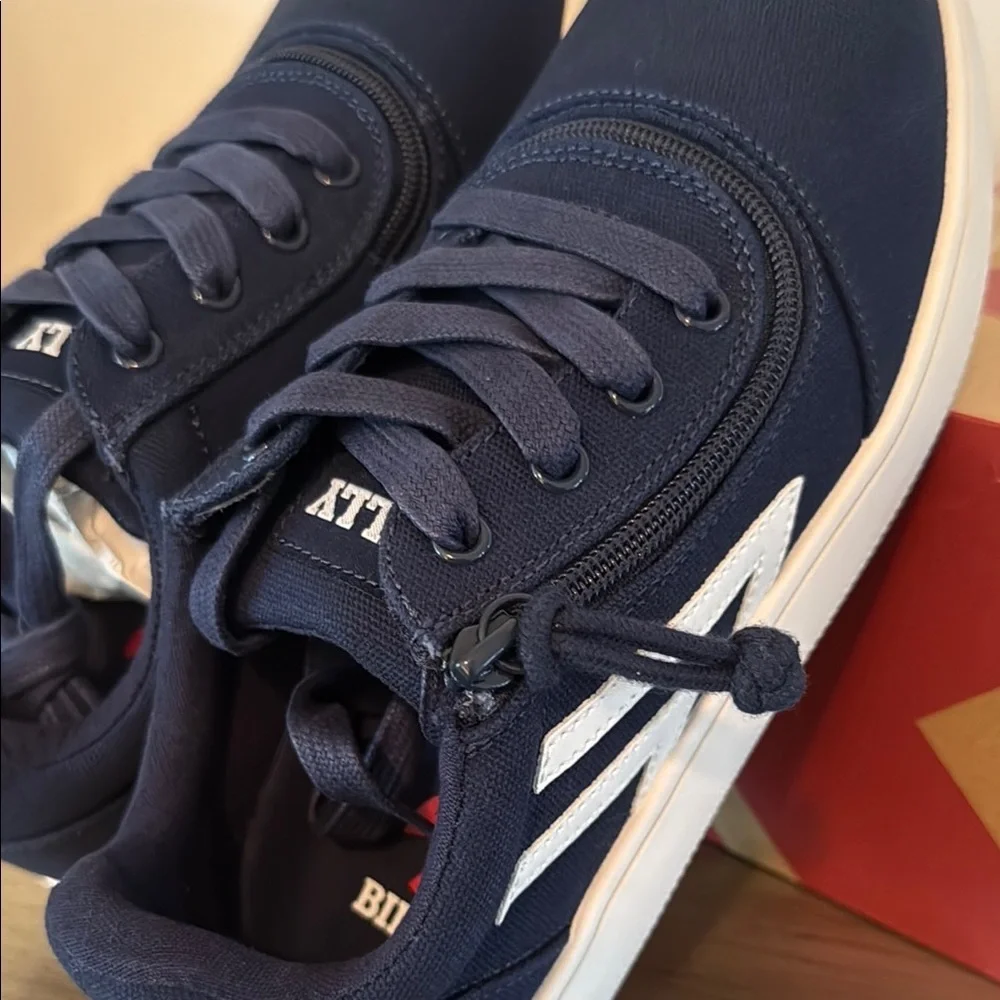 NEW Menβs Billy CS Sneaker Low Navy Blue White 7.5 M - Picture 7 of 7